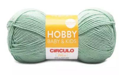 FIO HOBBY BABY KIDS 250 MTS 100 GR COR 2664 ERVA DOCE