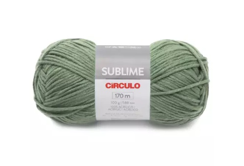 FIO SUBLIME CÍRCULO COR 5637 MOUSSE DE LIMÃO 100 GR