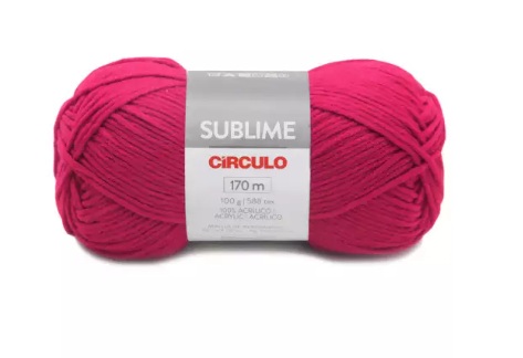 FIO SUBLIME CÍRCULO COR 3951 VIVA MAGENTA 100 GR