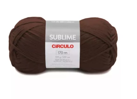 FIO SUBLIME CÍRCULO COR 7569 BRIGADEIRO 100 GR