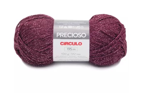 FIO PRECIOSO CÍRCULO COR 6208 DRAMA 100 GR