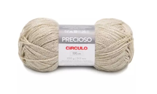 FIO PRECIOSO CÍRCULO COR 1719 CREME DE MANTEIGA 100 GR