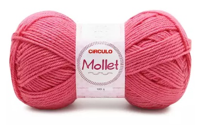 FIO MOLLET CIRCULO COR 3182 PITAYA 100 GR