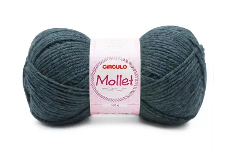 FIO MOLLET CIRCULO COR 2423 MERGULHO 100 GR