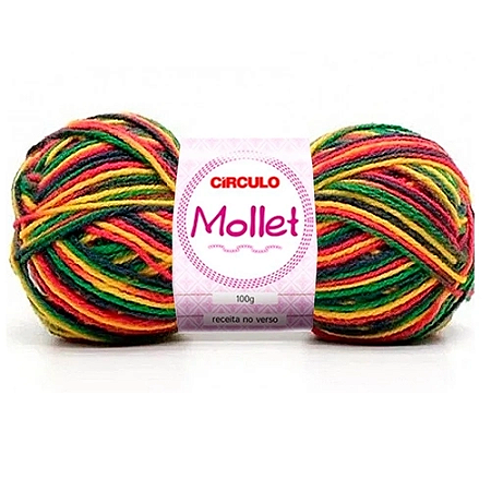 FIO MOLLET CIRCULO COR 9294 OLODUM 100 GR