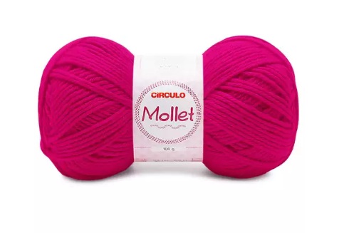 FIO MOLLET CIRCULO COR 0390 MAGENTA 100 G