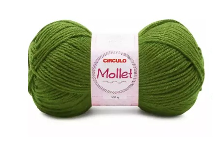 FIO MOLLET CIRCULO COR 5329 ACELGA 100 G
