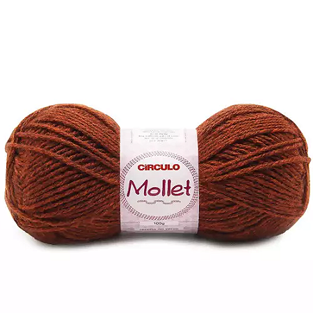 FIO MOLLET CIRCULO COR 4604 CANOA 100 GR