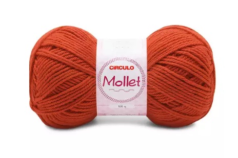 FIO MOLLET CIRCULO COR 4817 BRASA 100 GR