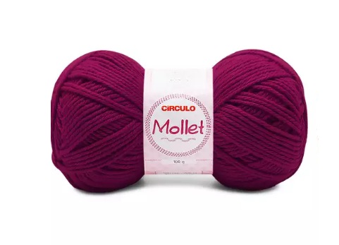 FIO MOLLET CIRCULO COR 3914 BEGONIA 100 GR