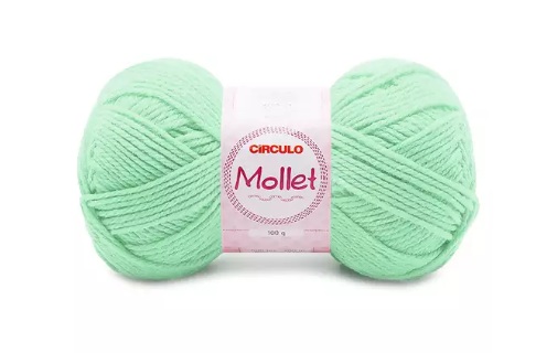 FIO MOLLET CIRCULO COR 0550 VERDE CANDY 100 GR