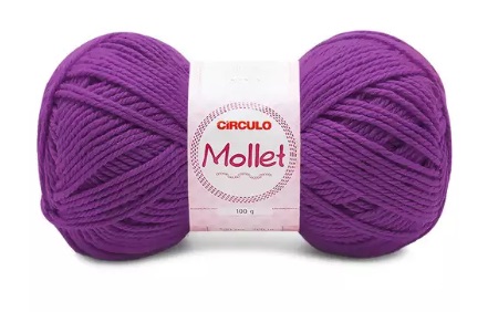 FIO MOLLET CIRCULO COR 0409 AMETISTA 100 GR