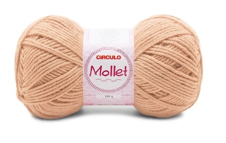 FIO MOLLET CIRCULO COR 7034 MARFIM 100 GR