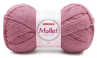 FIO MOLLET CIRCULO COR 6040 LÍRIO 100 GR