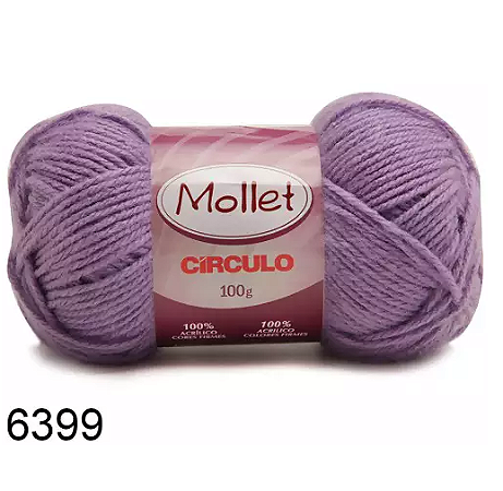 FIO MOLLET CIRCULO COR 6399 AZALEIA 100 GR