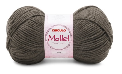 FIO MOLLET CIRCULO COR 7417 CHUMBO 100 GR