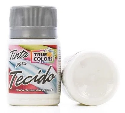 TINTA TECIDO COR 1101-BRANCO COPO DE LEITE 37 ML TRUE COLORS