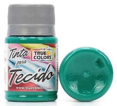 TINTA TECIDO COR 1070-VERDE BANDEIRA 37 ML TRUE COLORS