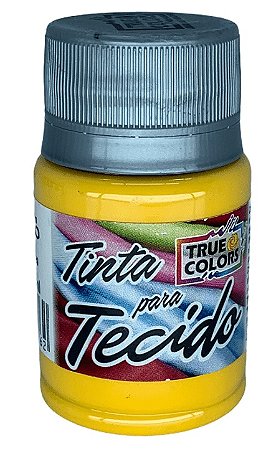 TINTA TECIDO COR 1113-AMARELO OURO 37 ML TRUE COLORS
