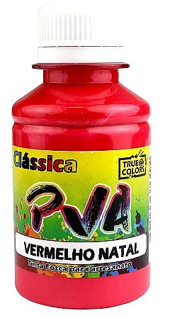 TINTA PVA FOSCO TRUE COLORS COR 7131-VERMELHO NATAL NOVA TON 100 ML