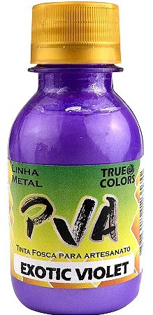 TINTA PVA METAL TRUE COLORS COR 7974-EXOTIC VIOLET 100 ML