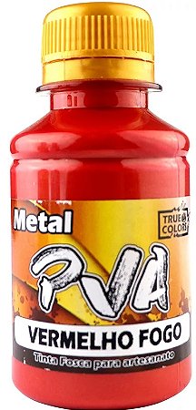TINTA PVA METAL TRUE COLORS COR-7964 VERMELHO FOGO 100 ML