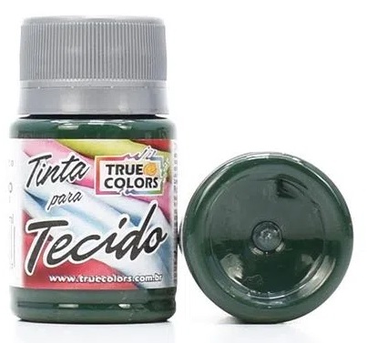 TINTA TECIDO COR 1176-VERDE ESCURO 37 ML TRUE COLORS