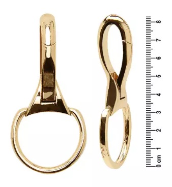 MOSQUETÃO GRANDE 2 UNID ZINCO COR DOURADO REF 416290