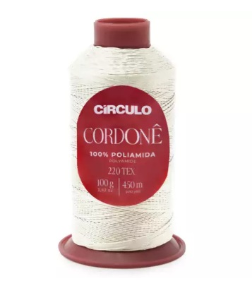 FIO CORDONÊ CÍRCULO COR 8176 OFF WHITE 450 MTS