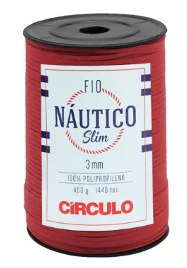 FIO NÁUTICO SLIM CÍRCULO 3MM COR 3456 VALENTINO