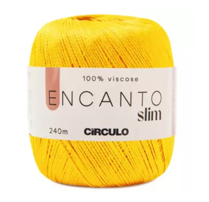 FIO ENCANTO SLIM 240 MTS COR 1289 CANÁRIO