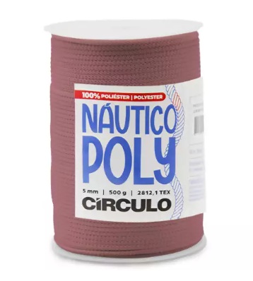 FIO NÁUTICO POLY 5MM COR 3201 CAMAFEU 500G COM 182 MTS