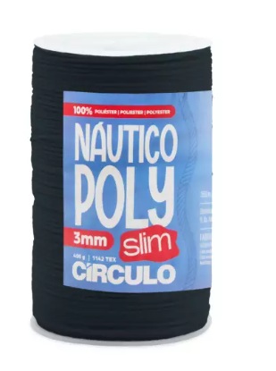 FIO NÁUTICO POLY SLIM 3MM COR 5398 MUSGO 400G COM 350 MTS