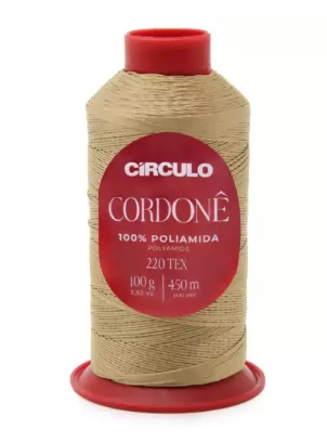 FIO CORDONÊ CÍRCULO COR 7068 OURO SUAVE 450 MTS