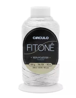 FIO FITONÊ CÍRCULO COR 8176 OFF WHITE 100 GR 90 MTS