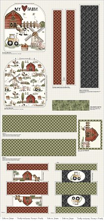 PROJETO MOCHILA INFANTIL FAZENDINHA REF FAZ011 FUXICOS E FRICOTES