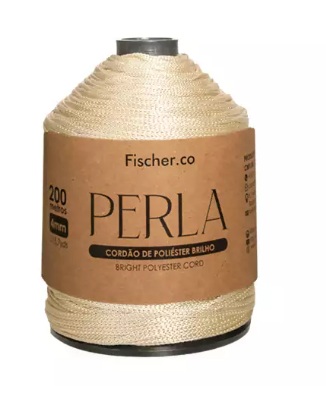 FIO PERLA 4MM 200 MTS COR 90002 PÉROLA