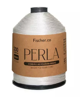 FIO PERLA 4MM 200 MTS COR 90003 CRISTAL