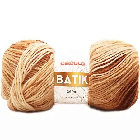 FIO BATIK CIRCULO 100G COR 9501 ARGILA MARROM