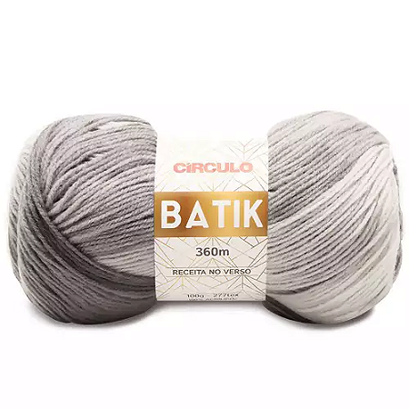 FIO BATIK CIRCULO 100G COR 9509 MESC GRANITO CINZA