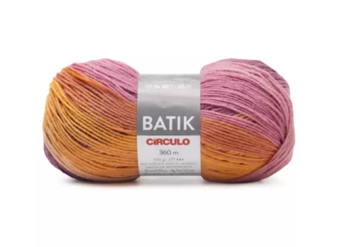 FIO BATIK CIRCULO 100G COR 9062 MESCLA BIQUINI