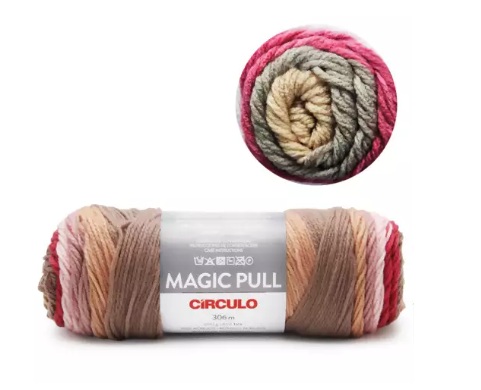 FIO MAGIC PULL 306 MTS CIRCULO COR 9193 PINGADO