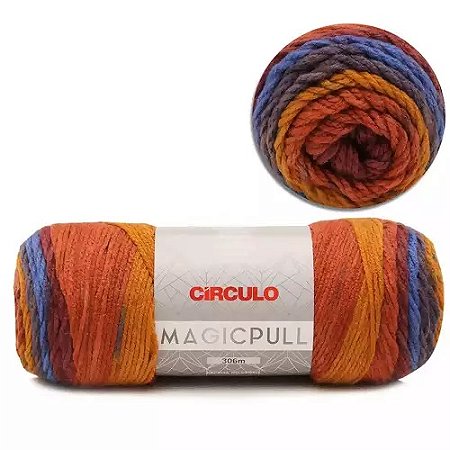 FIO MAGIC PULL 306 MTS CIRCULO COR 8642 NOZ MOSCADA