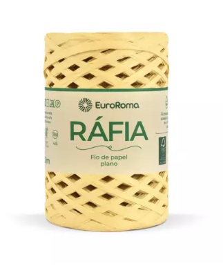FIO DE RÁFIA PAPEL PLANO 100 MTS 50GR COR 150 NATURAL