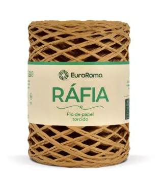 FIO DE RÁFIA PAPEL TORCIDO 100 MTS 50GR COR 1110 BEGE