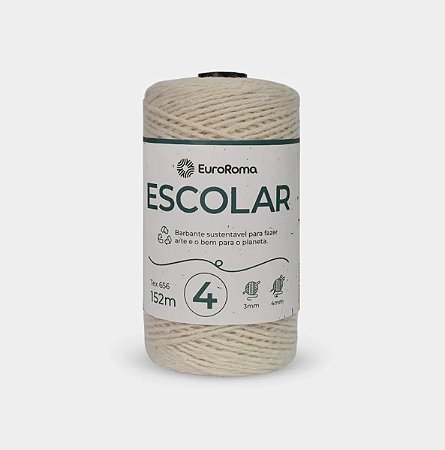 BARBANTE EUROROMA ESCOLAR FIO 4 CRU 152 MTS