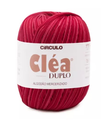 FIO CLÉA DUPLO COR 9153 CABARÉ 150 GR 508 MTS CÍRCULO
