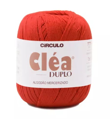 FIO CLÉA DUPLO COR 3583 CEREJA 150 GR 508 MTS CÍRCULO