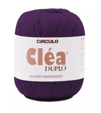FIO CLÉA DUPLO COR 6309 CRANBERRY 150 GR 508 MTS CÍRCULO