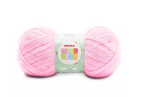 FIO MAIS BEBÊ CIRCULO 100G COR 3027 IOGURTE